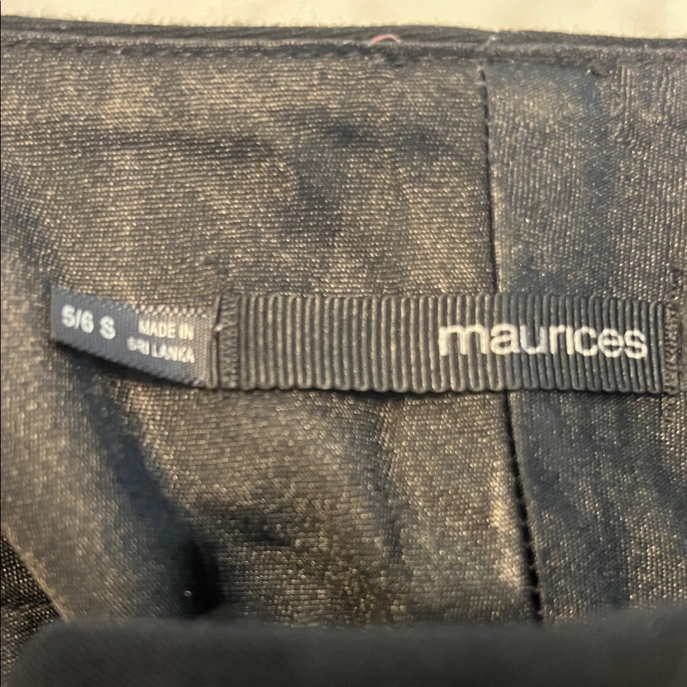 Maurices Sleek Black Women’s I Am Smart Dress Pants - Picture 2 of 3
